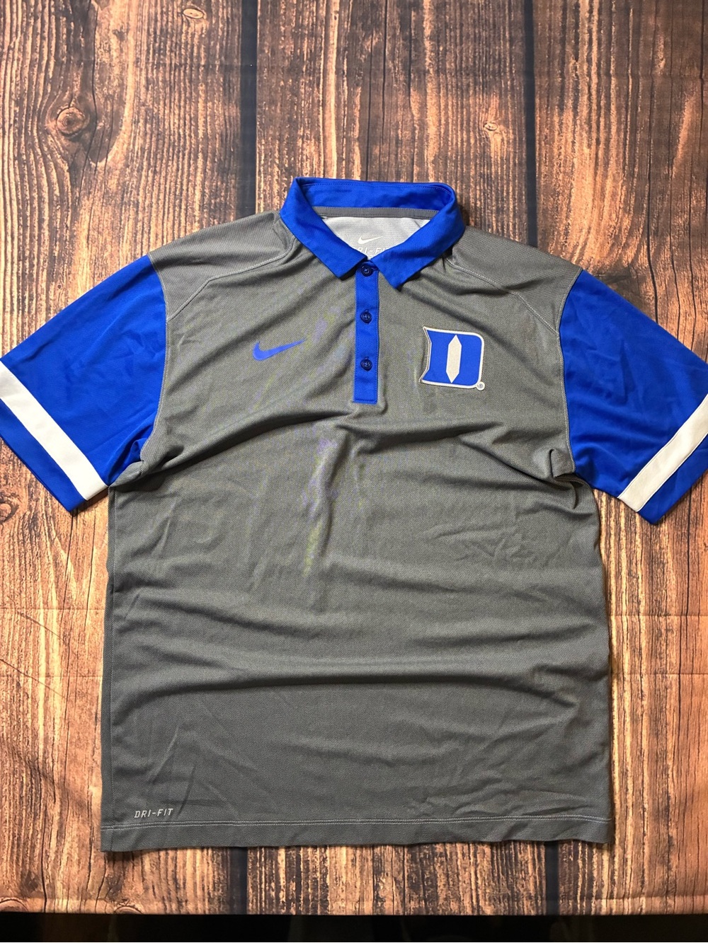 Nike Duke blue devils Polo Shirt size M